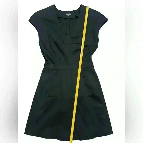 Steven Alan Navy Blue V-Neck Sleeveless Dress Size 2 - Picture 4 of 10